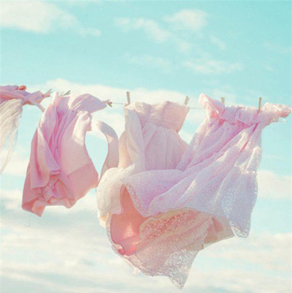 Giặt quần áo vào sáng sớm