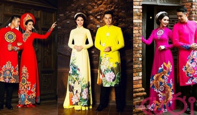 Dịch vụ giặt áo dài lụa tơ tằm và áo dài nhung, gấm