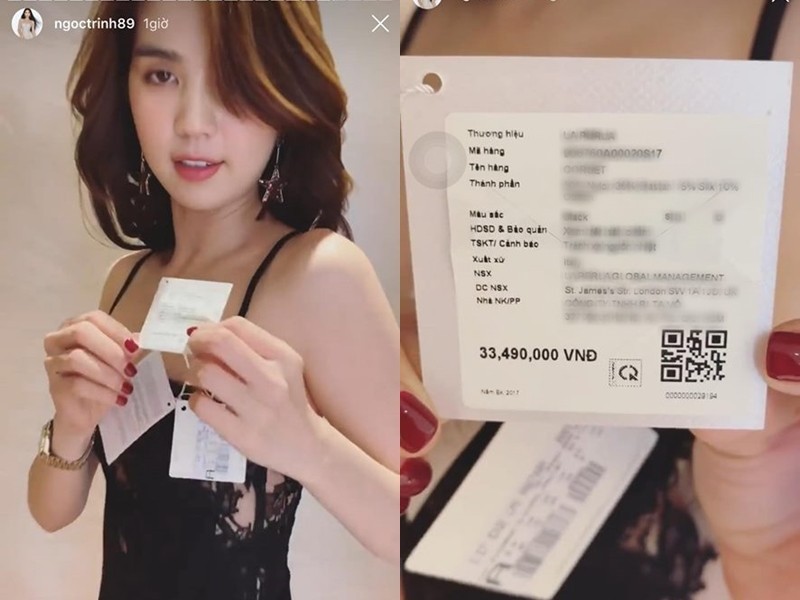  Ngọc Trinh không ngại chi 34 triệu để có được chiếc corset mình ưng ý.