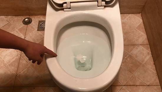 Lấy chai nhựa vứt xuống bồn cầu, 10 phút sau vợ hớt hải gọi chồng ra xem điều đặc biệt