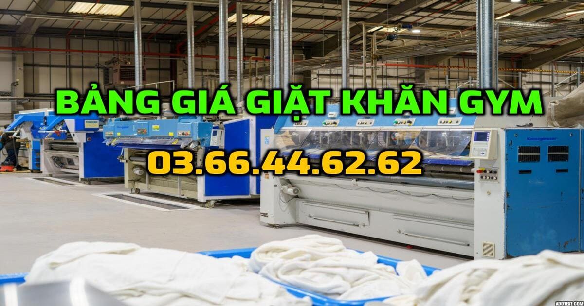 Bảng giá giặt là Gym California Fitness